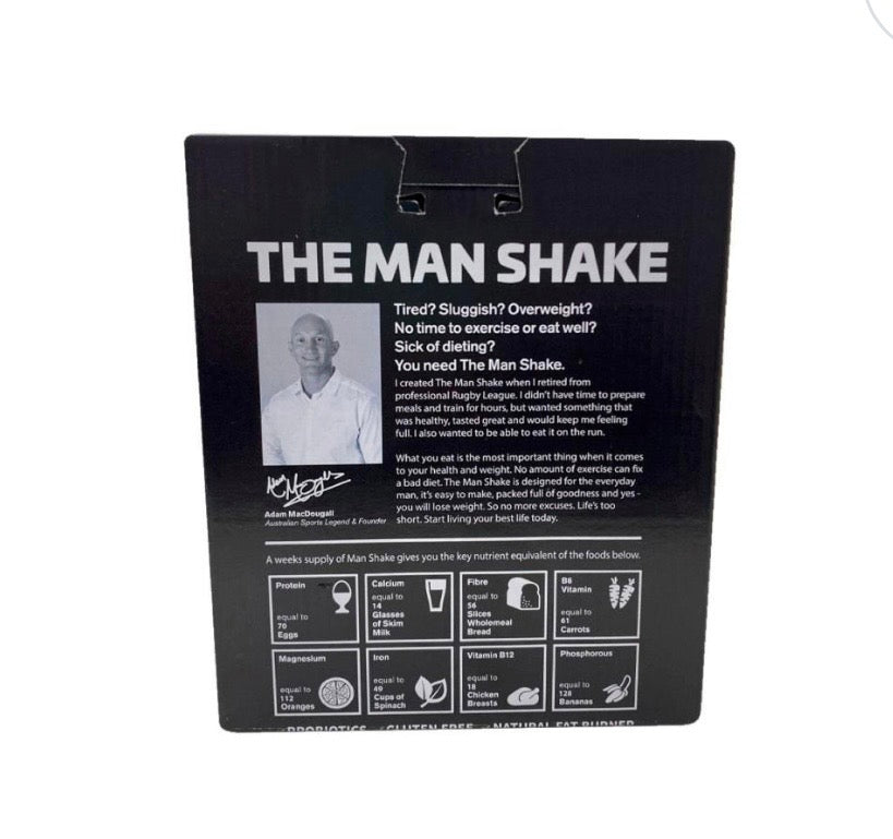 Man Shake Meal Replacement Variety 14 Pack | 784g